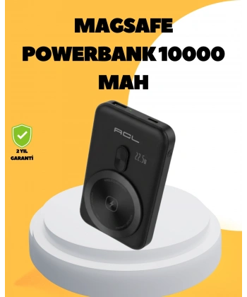 Manyetik Kablosuz Powerbank 22.5W Hızlı Şarj LCD Göstergeli