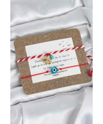 Marteniçka Bileklik 2li Nazar ve Kırlangıç Model