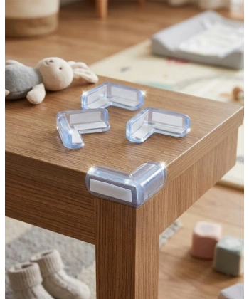 Masa Köşe Koruyucu 4 Lü Set Bebek Çocuk Güvenlik Köşe Aparatı