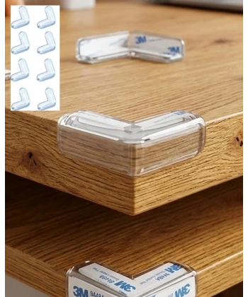 Masa Köşe Koruyucu 8 Li Set Bebek Çocuk Güvenlik Köşe Koruma Aparatı