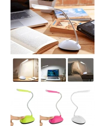 Masa Lambası  Spiral Led  Kitap Okuma Işığı Pilli Model Led Lamba