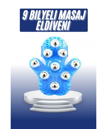 Masaj Aleti El Şeklinde Omuz Bacak Bilyeli Masaj Eldiveni El Şekilli