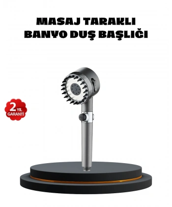 Masaj Uçlu Yüksek Basınçlı Duş Başlığı Spa Etkili