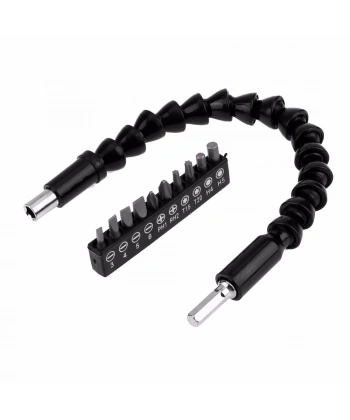 Matkap Ucu - Bükülebilir Oynar  Vidalama Bits Uzatma Aparatı 30Cm - Komple Set