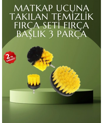 Matkap Ucu Temizlik Fırçası Seti Ev ve Araç İçin