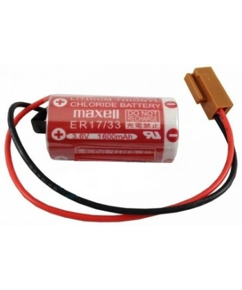 Maxell ER17/33 3.6V 2/3A Size Lithium Pil - Kahverengi Soket