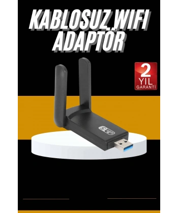Mbps Wifi Alıcı Kablosuz Wifi Adaptörü Çift Band Çift Antenli