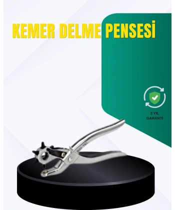 Metal Gövdeli Ayarlanabilir Deri Delme Pensesi 2.5–5 mm Delik Açma Aracı