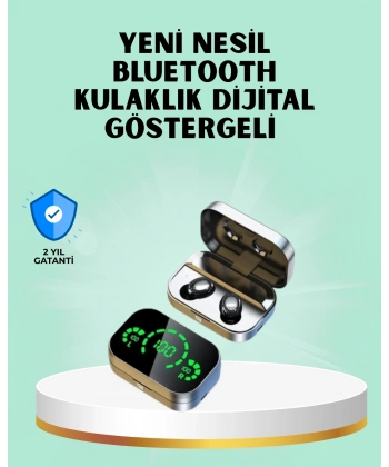 Metal Kasa Bluetooth Kulak İçi Kulaklık – Net Çağrı, Güçlü Bağlantı