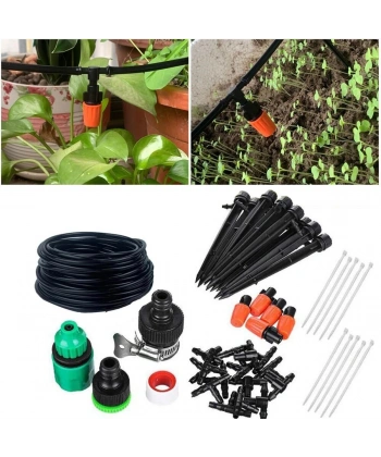 Mikro Damlama Sulama - Bahçe Sulama Hortum Seti 10 Metre Hortum Ve Parçaları