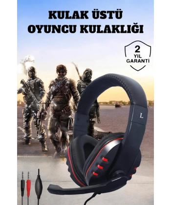 Mikrofonlu, Gürültü Engelleyici ve Dayanıklı Kulaklık: Oyun Performansınızı Zirveye Taşıyın