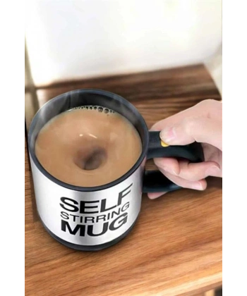 Mikser Kupa Yazılı Mug Bardak Karıştırma Özelliği