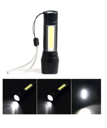 MİNİ ÇOK GÜÇLÜ ŞARJLI EL FENERİ (XPE-COB LED ) WATTON WT-030