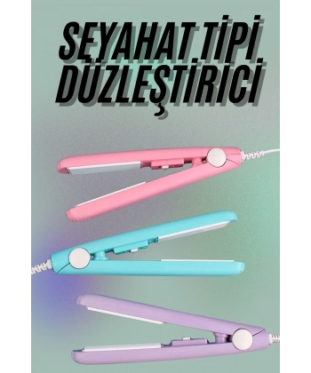 Mini Düzleştirici Seramik Kaplama Seyahat Tipi Elektriklenme Karşıtı
