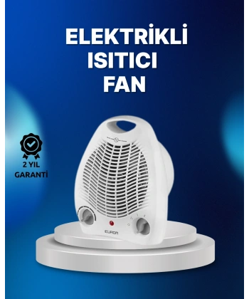 Mini Elektrikli Isıtıcı – 2000W Güç, Fanlı Isıtma, 3 Isı Modu