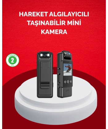 Mini Kamera 1080P Full HD Taşınabilir Güvenlik ve Kayıt Cihazı