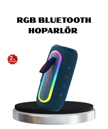 Mini Mavi Bluetooth Hoparlör Şık Görünüm ve Taşınabilir Güçlü Ses