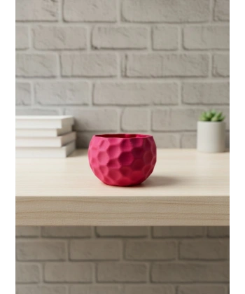 Mini Mor Dekoratif Saksı 5 cm Modern Masaüstü Bitki Saksısı