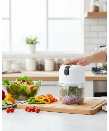 Mini Mutfak Robotu Sarımsak ve Sebze Doğrayıcı