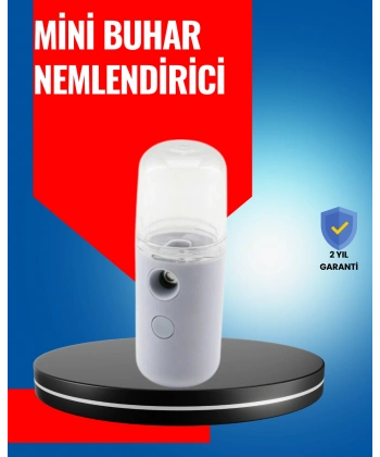 Mini Şarjlı Buhar Nemlendirici – Taşınabilir, Enerji Tasarruflu, Kablosuz Kullanım