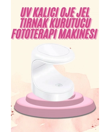 Mini Taşınabilir Kalıcı Oje Jel Tırnak Kurutucu Fototerapi Makinesi
