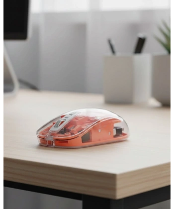 Minimal Tasarımlı Kablosuz Mouse Günlük ve Ofis Kullanımı
