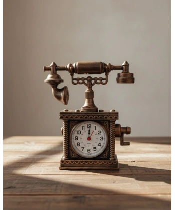 Minimal Tasarımlı Masa Saati Alarm Özellikli Şık Model