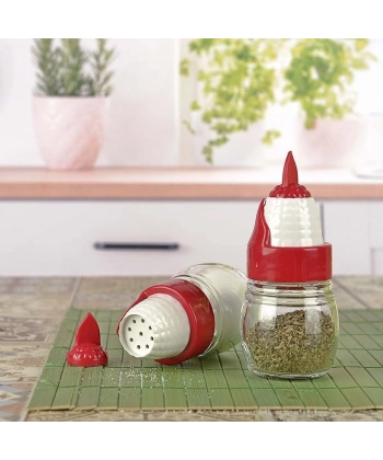 Mısır Figürlü Tuzluk Biberlik 2 li Set