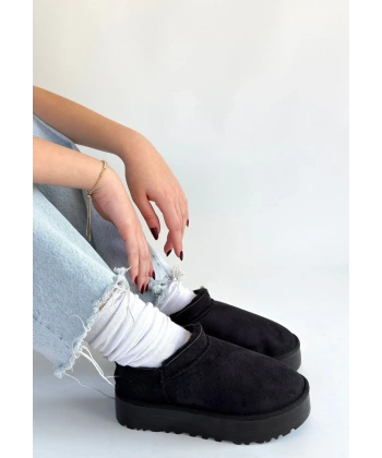 Mitay Siyah Süet Bot