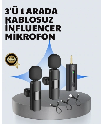 Mobil Uyumlu Mikrofon - Dış Mekân İçin İdeal