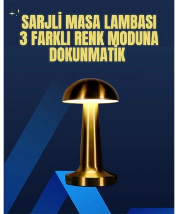 Modern Tasarım Şarjlı Masa Lambası – 1800 mAh Batarya