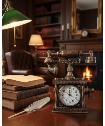 Modern Tasarımlı Çalar Saat Dekoratif ve İşlevsel Masa Saati