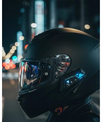 Motosiklet Kask Bluetooth Kulaklık 20 Saat Konuşma Süresi