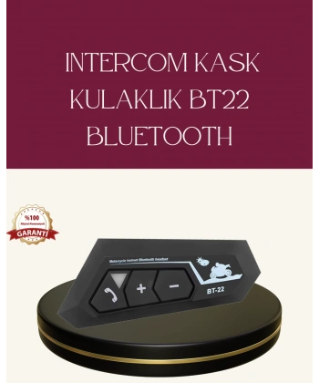 Motosiklet Sürüşleri İçin BT22 Kask Bluetooth Kulaklık Mikrofonlu
