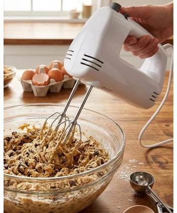 Mutfak El Mikseri 250W Paslanmaz Çelik Çift Çırpıcılı Mikser