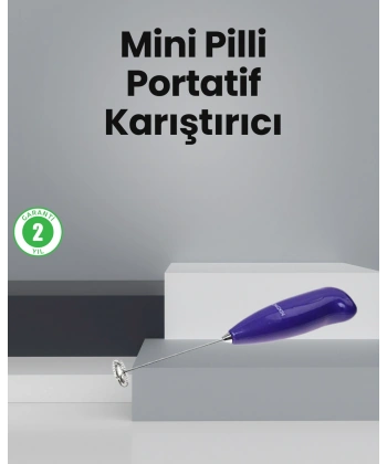 Mutfak İçin Mini El Mikseri – Kahve, Süt, Krema ve Sos Karıştırıcı
