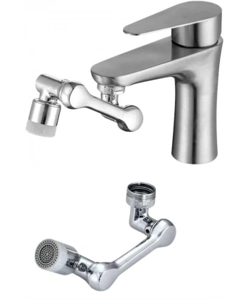 Mutfak Musluk Başlığı 1080 Derece Dönebilir Oynar Başlıklı Musluk Aparatı