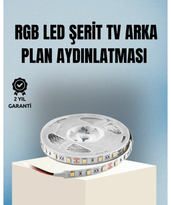 Müzikle Senkronize LED Şerit TV Aydınlatma