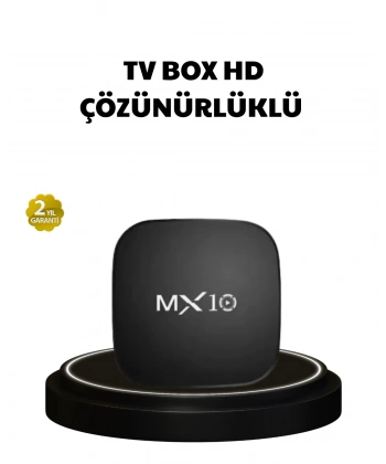 MX Box S 4K Android TV Box – Google Asistan, Dolby Ses, 8 GB Hafıza, Chromecast Desteği