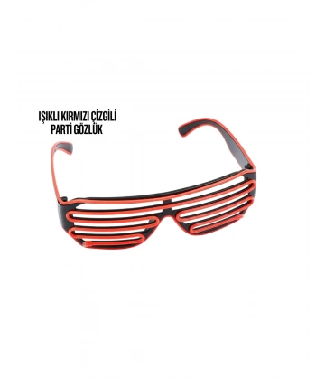 NEON GÖZLÜK KIRMIZI