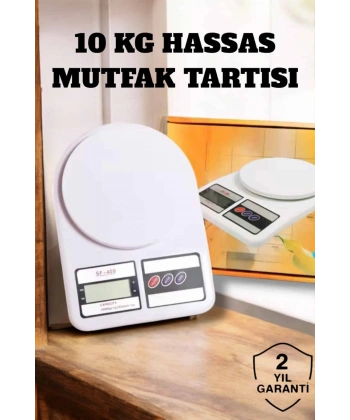 Net LCD Ekran ve Otomatik Kapanma Özelliği ile Uzun Ömürlü Dijital Mutfak Tartısı