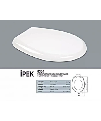 NKP İpek Amortisörlü+Tak Çıkar Klozet Kapağı