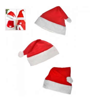 Noel Baba Şapkası 3 Adet Set