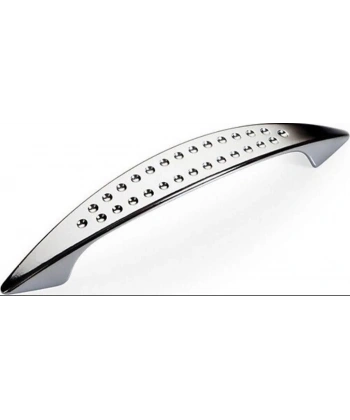 Noktalı Dolap Çekmece Kulpu 96 mm Krom