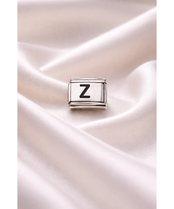 Nomination Bileklik Uyumlu Z Harfi Charm – Paslanmaz Çelik Harf Modül – Kişiye Özel Bileklik Aksesuarı