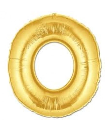 O Harf Folyo Balon Altın Renk  40 inç