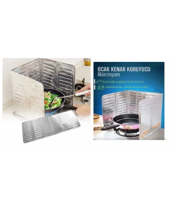 Ocak Kenar Koruyucu Alüminyum Levha - Ev Kamp Karavan Ocak Koruyucu