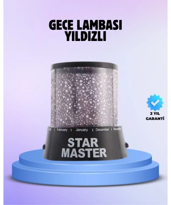 Odayı Yıldızlarla Dolduran Galaxy Efektli LED Projektör Işık