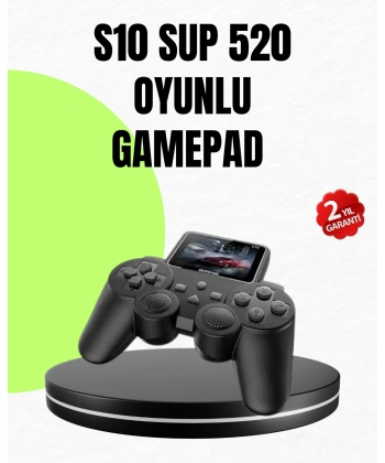 Orijinal 2025 S10 Gamepad 520 Oyunlu HDMI TV Bağlantılı A Kalite Atari