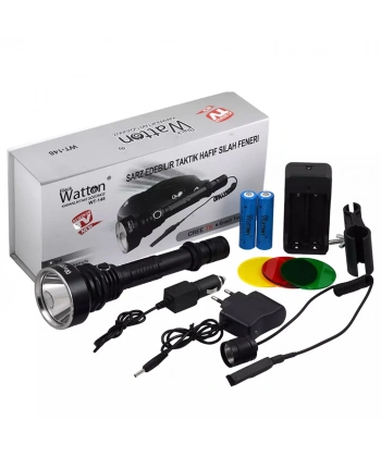 Orjinal 800 Lümen TX6 Özel Avcı Feneri Watton Wt-148